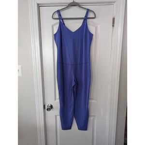 All in Motion One Piece Jumpsuit Women's size 1X cobalt stretch strappy